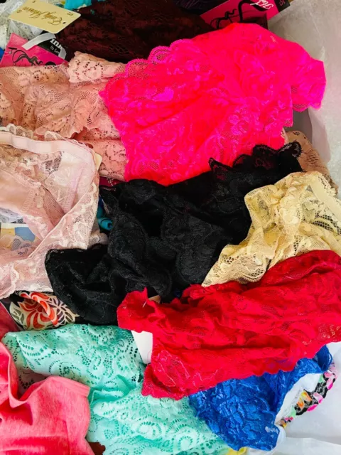 100 PCS BULK Wholesale Bikini THONGS BoyShorts Assorted Underwear