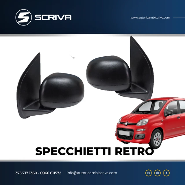 Specchietti Retrovisori Per Fiat Panda 169 1.2 (169.AXB11, 169.AXB1A - Foto 10