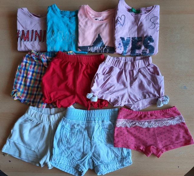 44 pz. confezione abbigliamento bambini bambina estate, primavera taglia 2-3 anni, 92-104