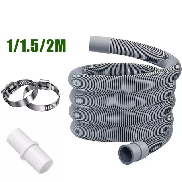 Universal 1/15/2M Drain Hose Extension Kit for Washing Machines and Dishwashers