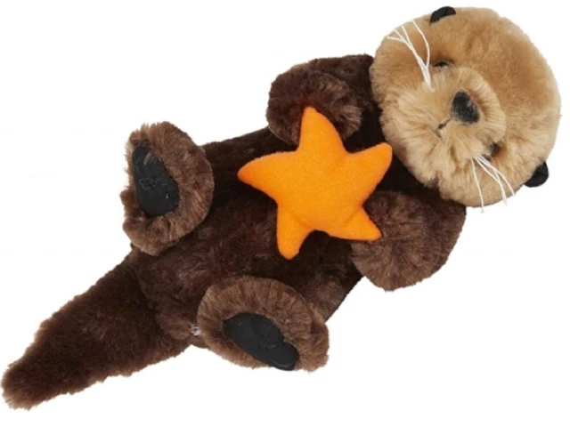 Peluche Lontra Marina Ravensden 25 Cm - Morbida Con Stella Marina, Compagno Di Coccole Per Bambini, Adatto Dalla Nascita