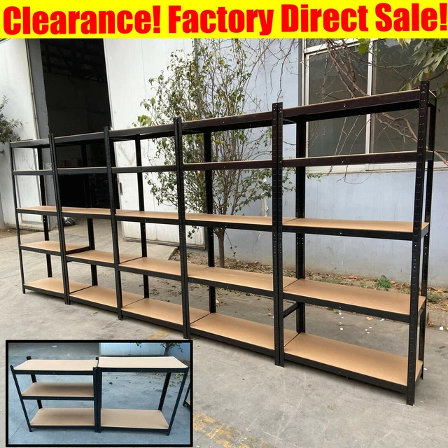 Steel Storage Racking Work Bench HEAVY DUTY STEEL Garage Workbench Worktable Workshop Metal Shelving ...