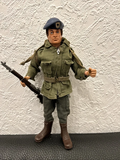 VINTAGE ACTION MAN Combat Marine Kitbash figure PALITOY Dark Hair ...