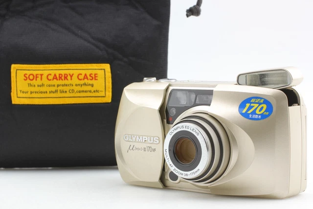 MINT ] Olympus stylus μ mju II 170 VF Point & Shoot Film Camera