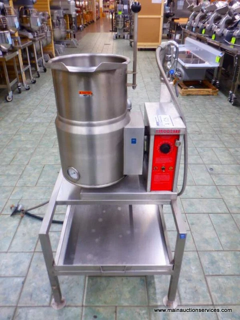 Blodgett KTT-6E, Electric 5 Gal, Steam kettle Manual Tilt