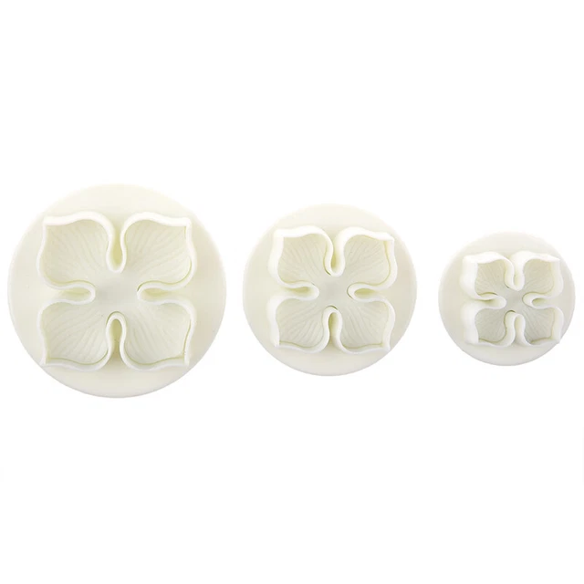 3 émbolo decorativo de pasteles artesanales de azúcar Laurustinus / hortensia Q1Q2
