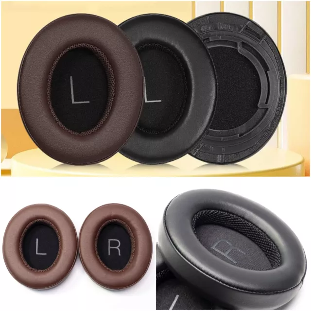 Skin-Friendly Protein Leather Ear Pads Cushion For Shure AONIC 50 ANC Headphone