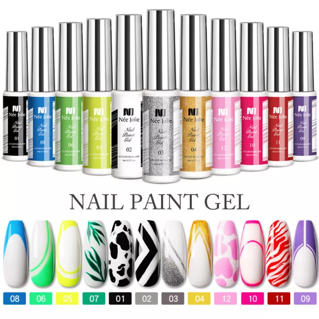 Ongle Art Gel Ongles Vernis Doublure Gel Manucure Outils Peinture Gel À *