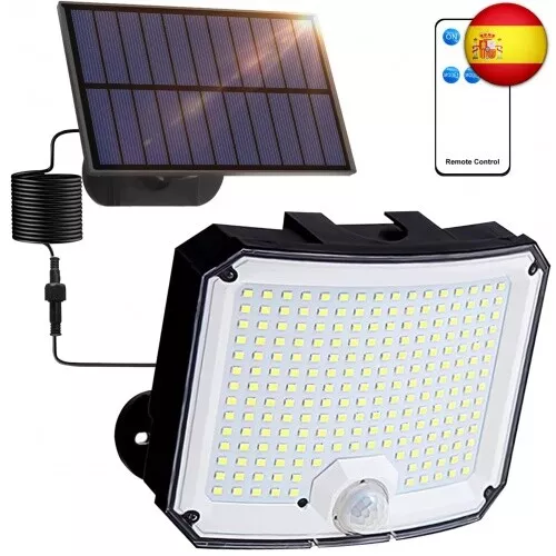 Lámpara Solare Exteriore,Luz Solar Exterior Jardin,3 Modos Luces Solares Led