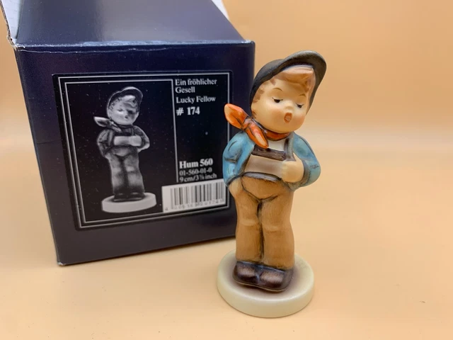 Hummel Figura 560 Un Alegre Gesell 9,8 Cm. 1 Wahl - Incl. Ovp - Superior Estado
