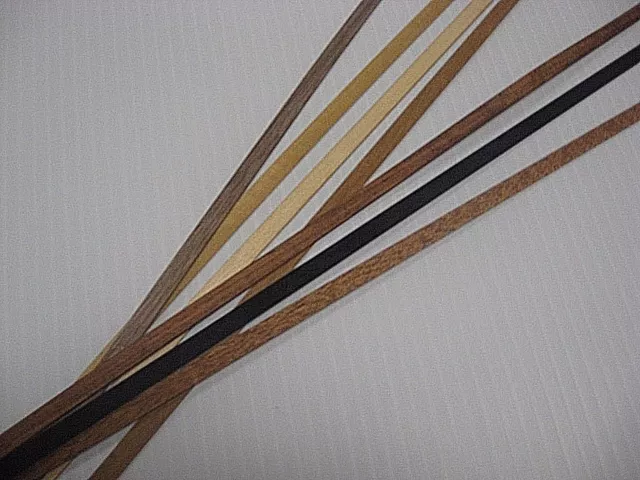 Bandas de incrustación de chapa sólida, varios anchos y tapetes, CHAPA REQUERIDA CARPINTERÍA