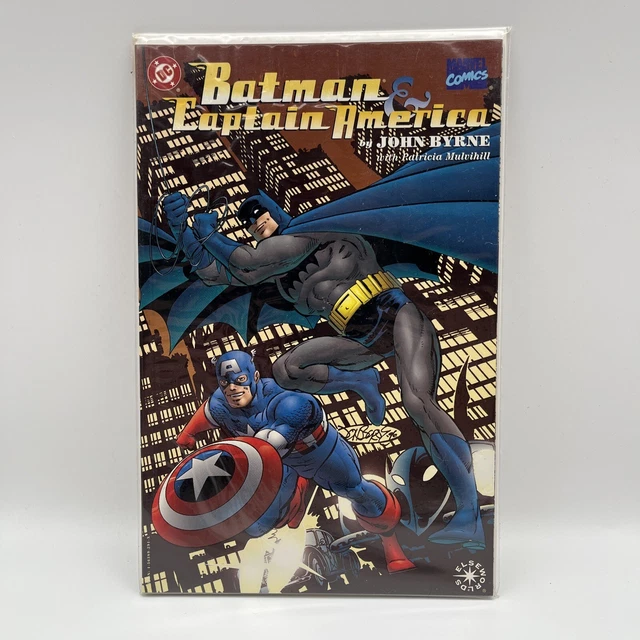 Batman and Captain America #1 John Byrne TPB Marvel DC Elseworlds 1996 (B11)