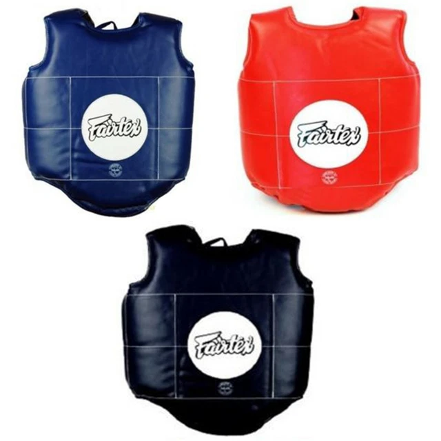 FAIRTEX PV1 BODY GUARDS PROTECTOR PADS MUAY THAI BOXING MMA Sporting