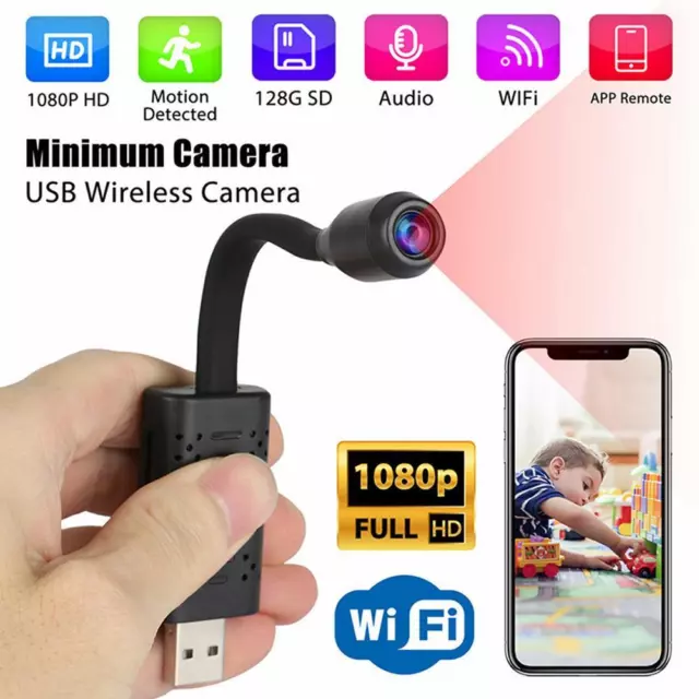 Mini Camera 4K Wifi Portable P2P IP/AP Remote Control USB Surveillance Z4G1