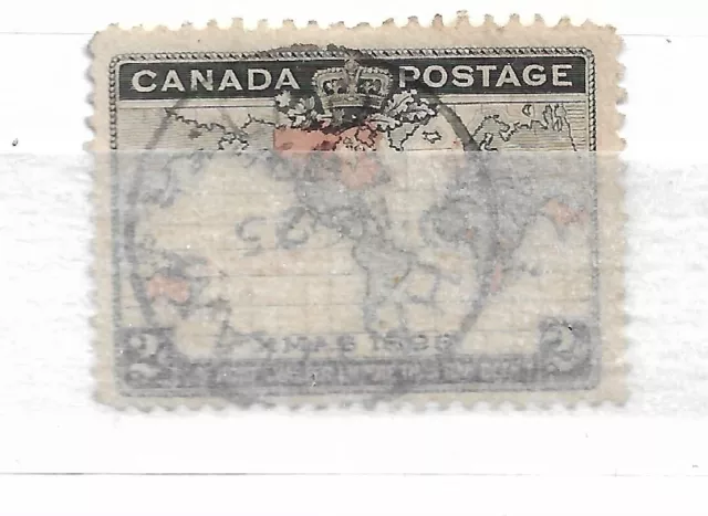 CANADA - 1898 - Scott nr  85  WITHOUT RED COLOR