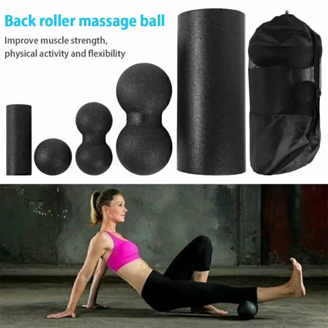 Härte 5x Yoga Faszienrolle Roll Massage Sport の8 Balance Standard Fitnessrolle