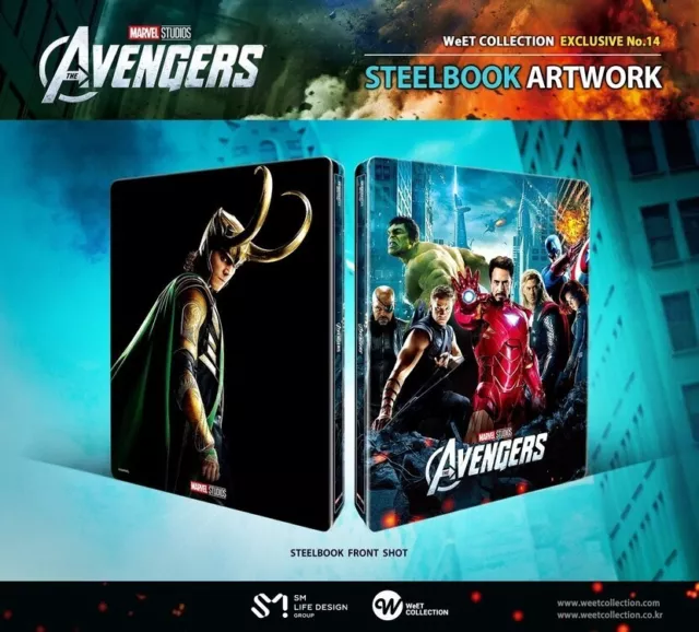 The Avengers [Blu-ray 4K UHD, 3D & 2D Steelbook - WeET Collection Exclu. No.14]