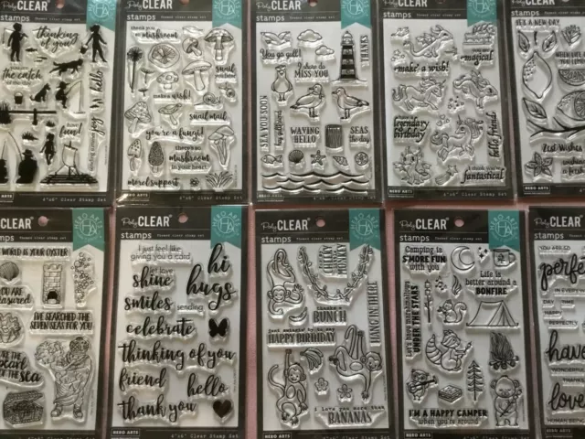 Hero Arts Poly Clear Stamp Set YOU PICK NEW