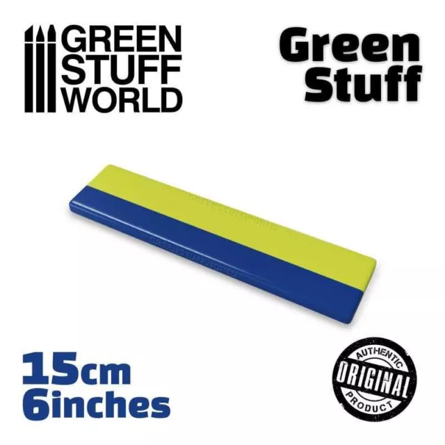 Green Stuff World Kneadatite Blue/Yellow Epoxy Tape 6 inches