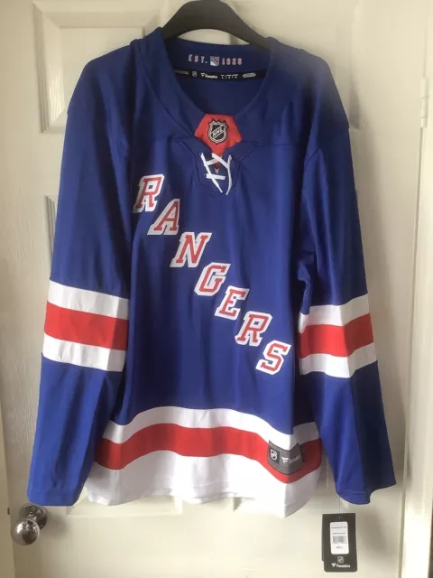 BNWT Fanatics NHL New York Rangers Jersey Blue Large McGann 11