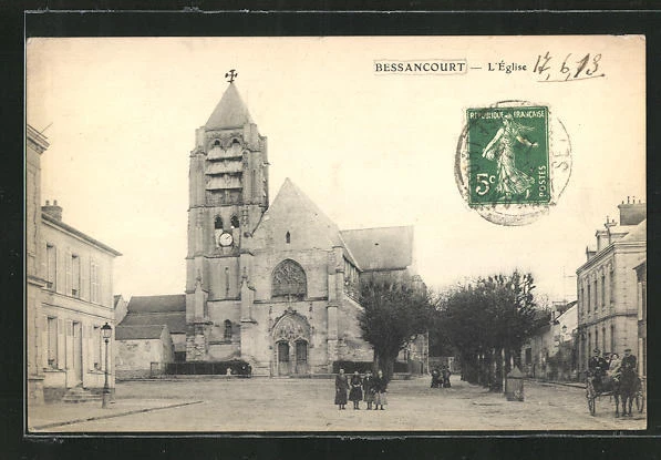 CPA Bessancourt, L´Eglise 1913