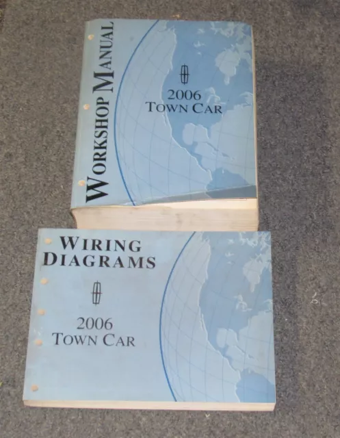 2006 Lincoln Town Car Service Repair Wiring Manual Set