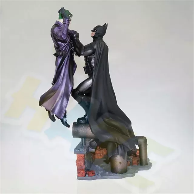 Figura de acción de PVC Batman vs Joker Arkham Origins de DC Comics estatua 30 cm