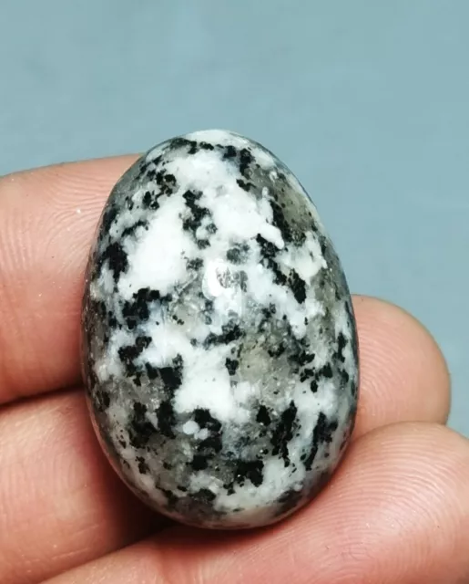 Rare Natural Black Tourmaline Sphere Egg Reiki Stone Healing