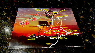 Travellin' Out West, NSW-Postcard Folder-1960's-Murray Views-12 pics-New. Unique