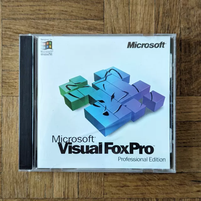 Microsoft Visual FoxPro 3.0 Professional Edition CD (EXCELLENT, CD KEY)