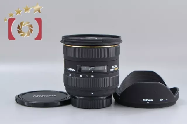 Near Mint!! SIGMA 10-20mm f/4-5.6 EX DC HSM for Nikon