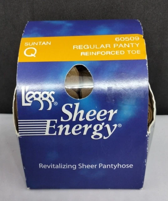 Leggs Sheer Energy Suntan Sz Q..NOS..New in Pkg Leggs Sheer Energy Suntan Sz Q..NOS..New in Pkg