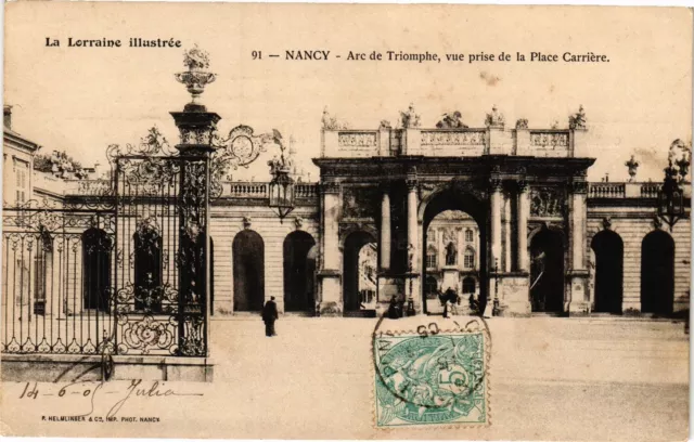 CPA Nancy-Arc de Triomphe vue prise de la Place Carriére (188144)