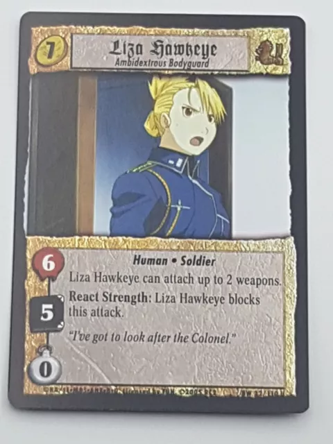 Fullmetal Alchemist TCG Einzelkarte Liza Hawkeye Holo NM