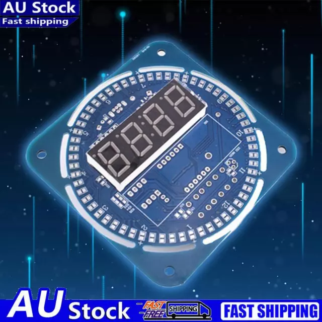 DS1302 LED Temperature Display 5V Electronic Clock Module DIY Kit (Parts)