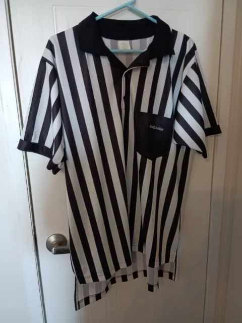 Referee Jersey Footlocker Jersey Polo Shirt Men's Size L/XL Referee Jersey Footlocker Jersey Polo Shirt Men's Size L/XL