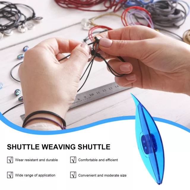 Plastic Tatting Shuttle Tatting Hand Lace Making Craft for Sewing Knitting 2