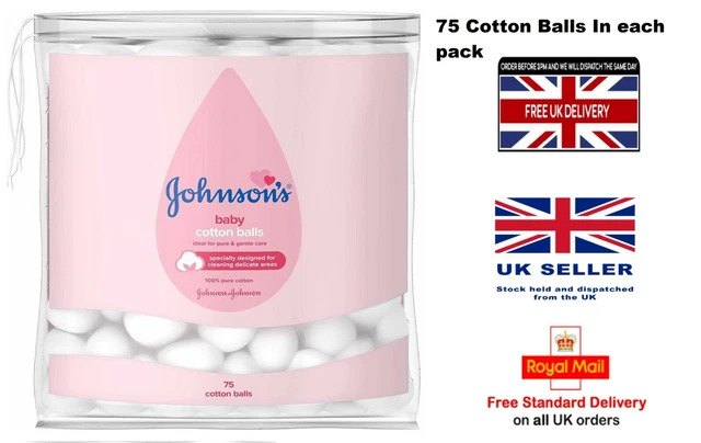 100% Pure Cotton Ball Facial Make Up Nail Polish Remover Baby Wipes Absorbent 75