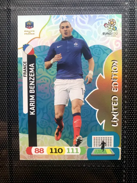 Panini Adrenalyn XL Uefa Euro 2012 Limited Edition Karim Benzema (France)