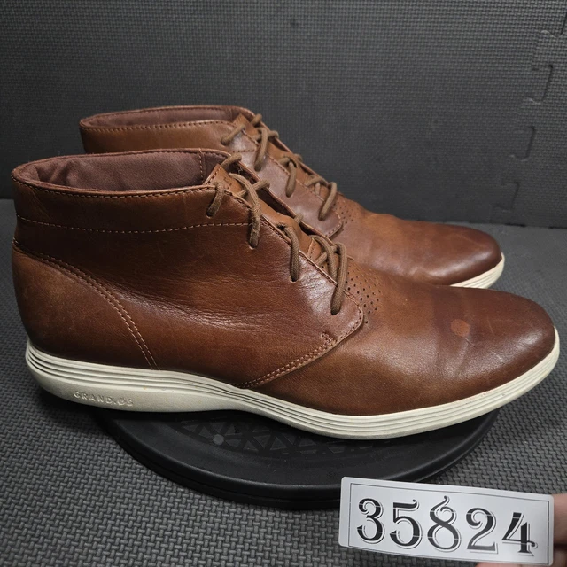 COLE HAAN ORIGINAL Grand Chukka Boots Mens 10.5 M Brown  display picture 3