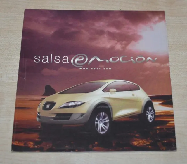 SEAT Salsa Emotion Concept Car Brochure Prospekt EN