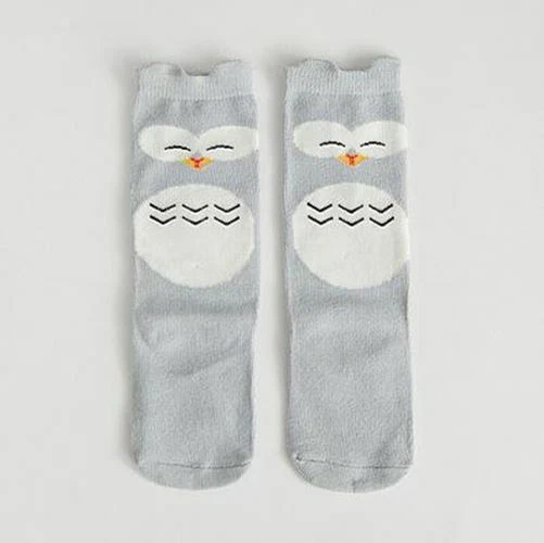1 Paio Unisex Piacevole Carino Cartoon Fox Bambini Calzini Ginocchio Ragazza Del 10