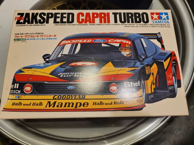 Maquette Tamiya 1/24 Ford Zakspeed Capri Turbo - Kit Voiture - Neuf - Japon