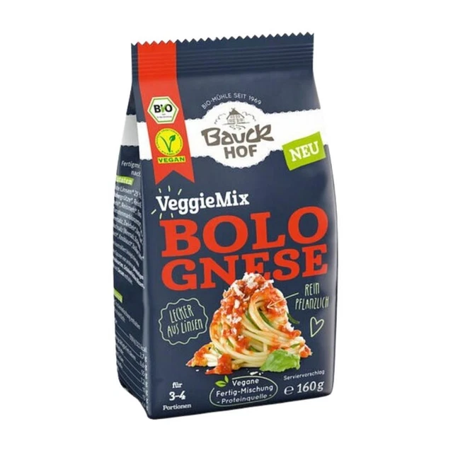 (99,94 EUR/kg) 6xMHD Bauckhof - Bio VeggieMix Bolognese - 160g