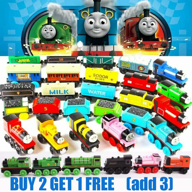 Sodor Day Caboose Wood Magnetic Train Car Thomas Percy Cranky Gordon