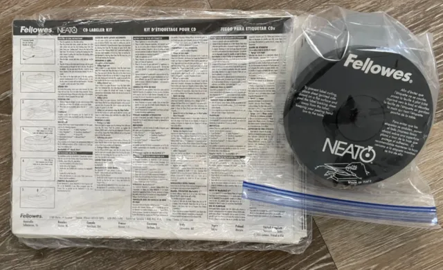 Neato CD DVD Label Applicator & Labels
