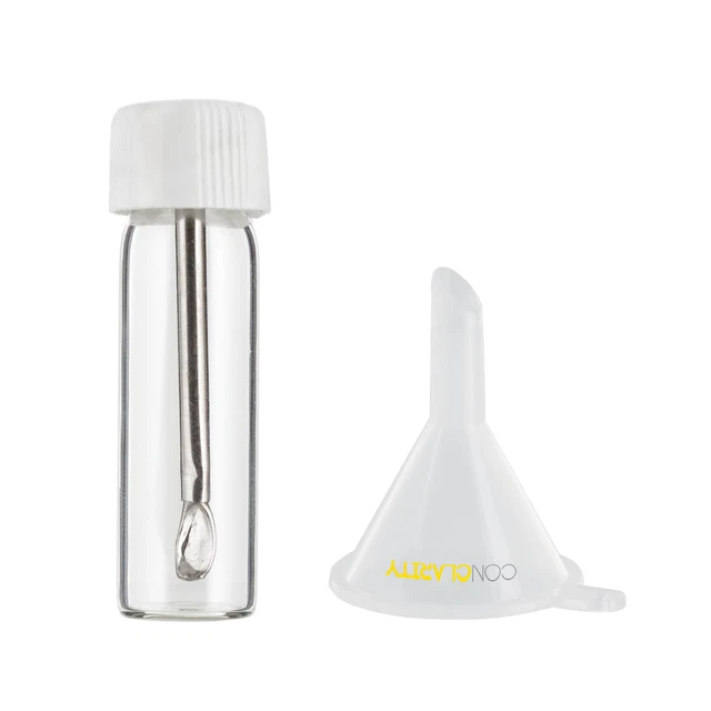 Premium 1.5g White Safety Mixing Tool e-Snuff Spice and Sweetener Storage Bullet