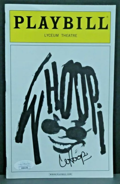 Whoopi Goldberg Hand Signed Autographed Playbill Whoopi with JSA COA