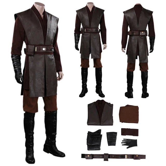 Guantes De Cosplay De Anakin Skywalker Para Adultos – Juego Con Protectores De Muñeca, Ideal Para Halloween, Carnaval Y Convenciones