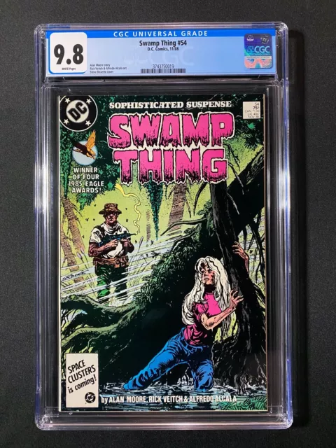 Swamp Thing #54 CGC 9.8 (1986) - Alan Moore story